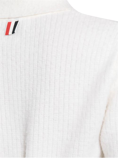 White/multicolour wool top THOM BROWNE | FKP110AY1029100